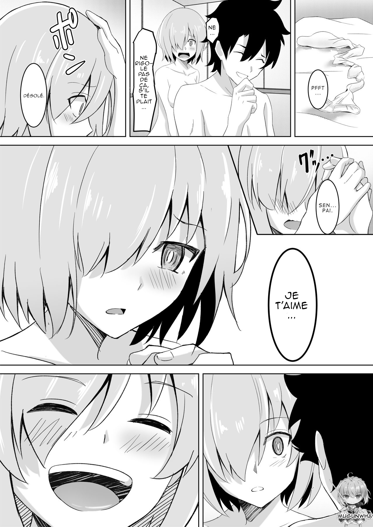 (C96) [Jyuu Sensya Usagitai (Takano Tomohiro)] Mash Was Jealousy | Mash était jalouse (Fate/Grand Order) [French] [Northface] 画像番号 17