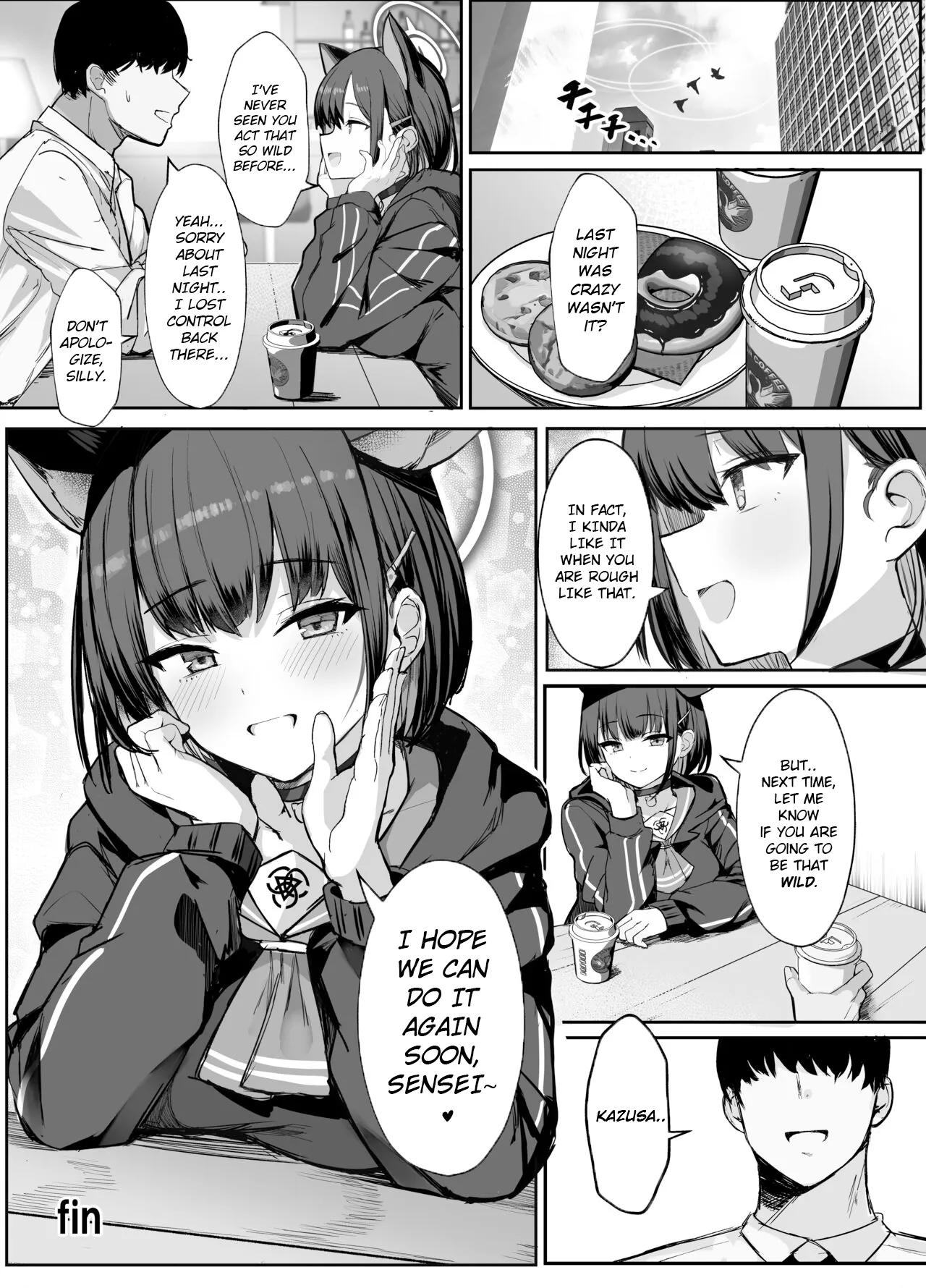 [Vivido (Kumasaku Tamizou)] Kazusa to Houkago Mizugi Ecchi (Blue Archive) [Digital] [English] [Hidden Base Scanlation] 图片编号 24