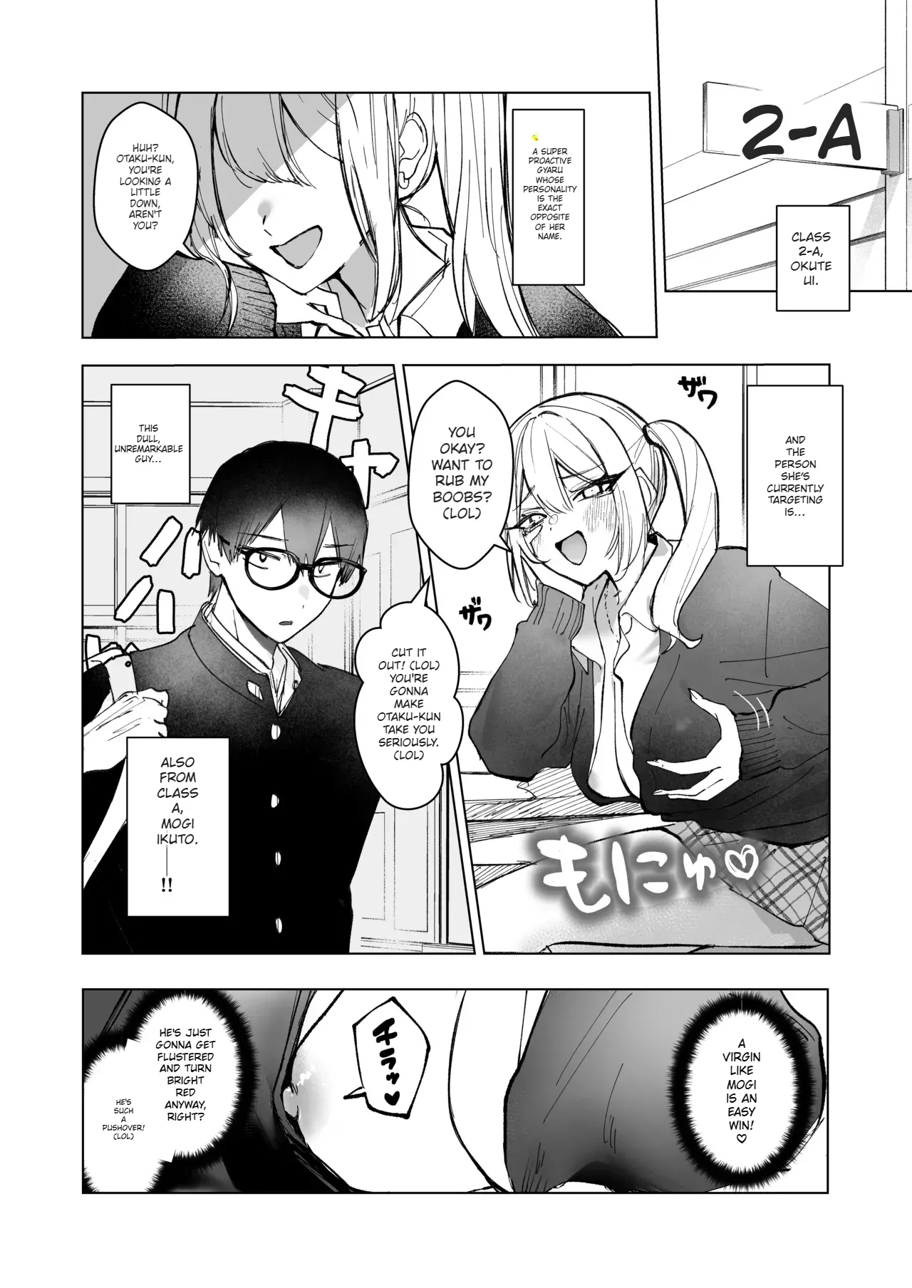 [Gakugakuya-san (Kutsukake)] Ryou Kataomoi ga Minoranai Gyaru-san wa Iramura Chikunii ga Tomaranai! [English] (AI Translated) 이미지 번호 3