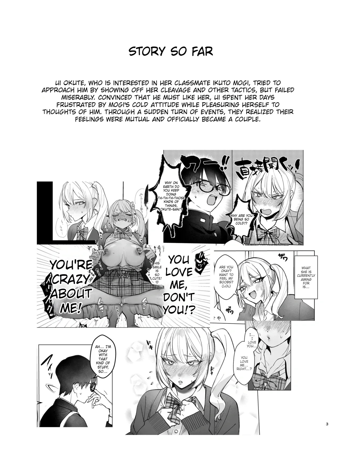 [Gakugakuya-san (Kutsukake)] Ryou Kataomoi ga Minoranai Gyaru-san wa Iramura Chikunii ga Tomaranai! 2 [English] (AI Translated) 图片编号 3