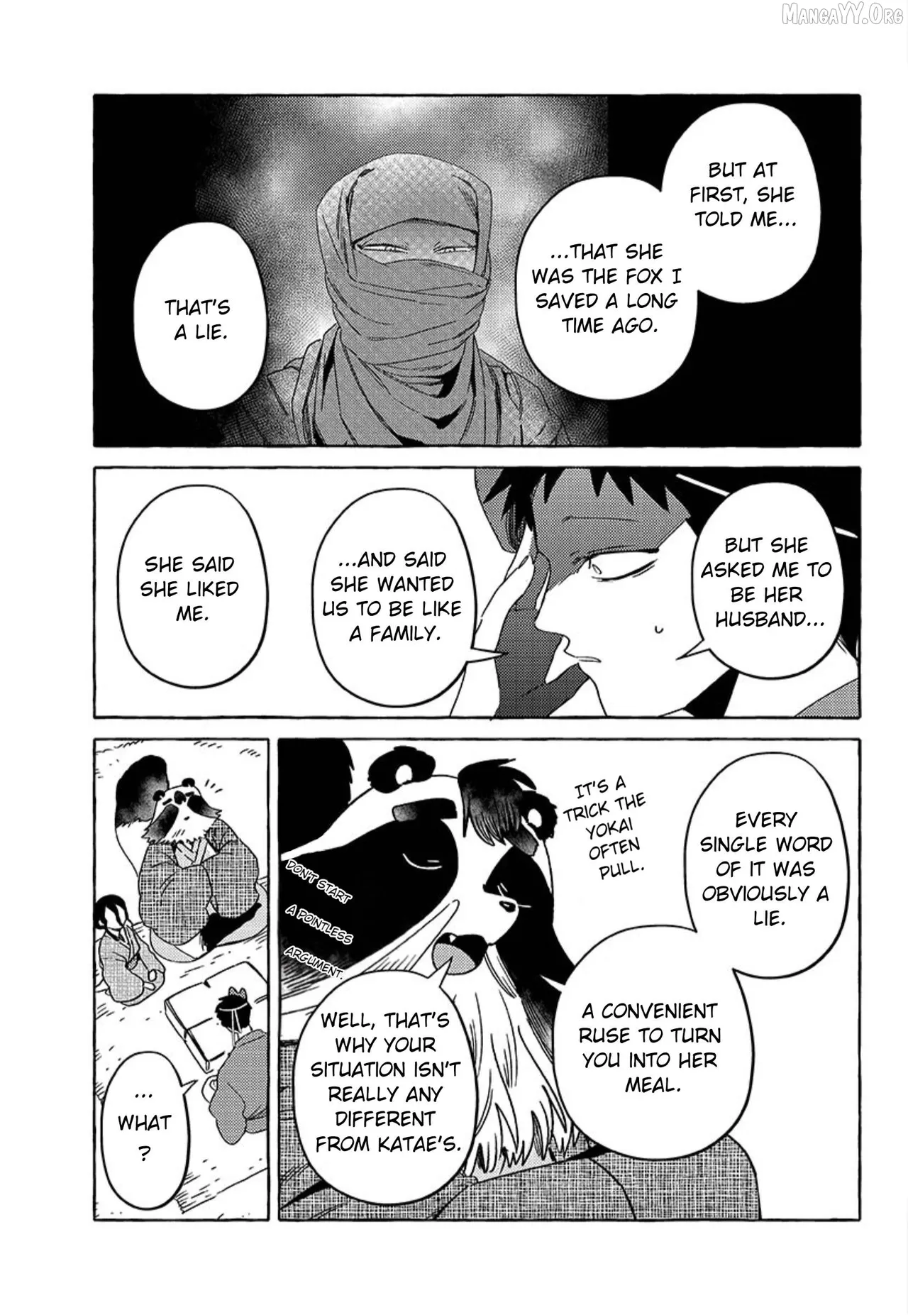 [Iwatobi Neko] Fox-faced Couple Komen Fuufu 狐面夫婦 Ch. 17-24 [English] изображение № 83