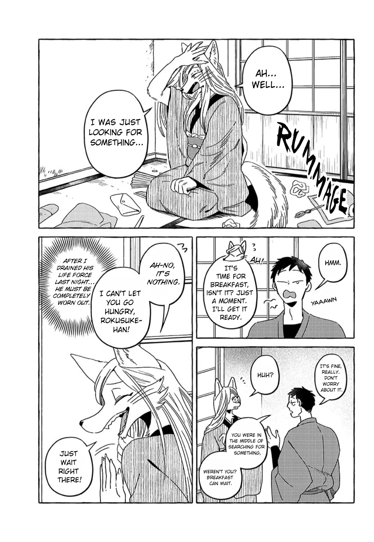 [Iwatobi Neko] Fox-faced Couple Komen Fuufu 狐面夫婦 Ch. 17-24 [English] изображение № 103