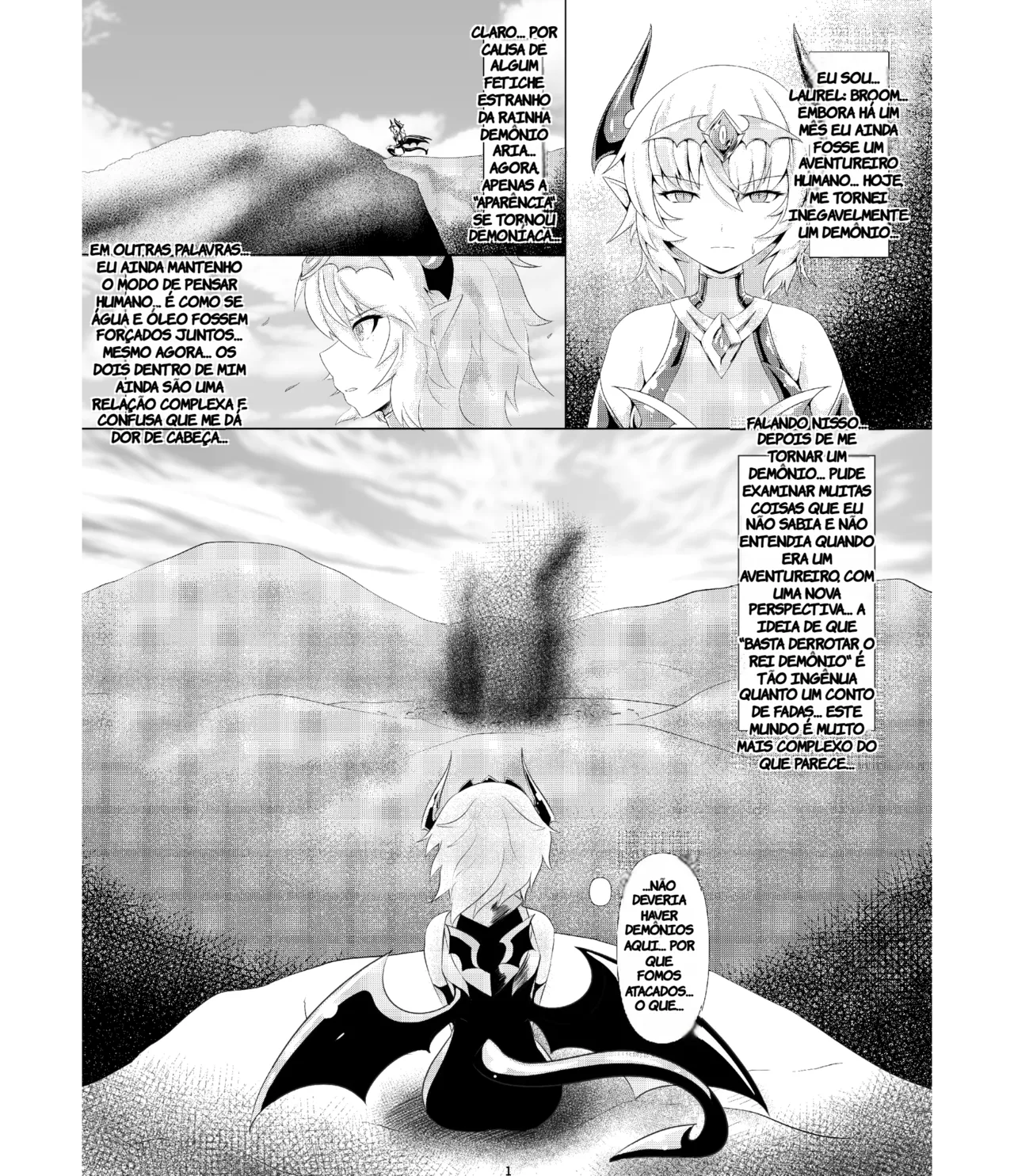 [Daraku Shoukai (Kuzuha Pote)] LAUReL 2 (TR-70) [Portuguese-BR] [Digital] image number 2