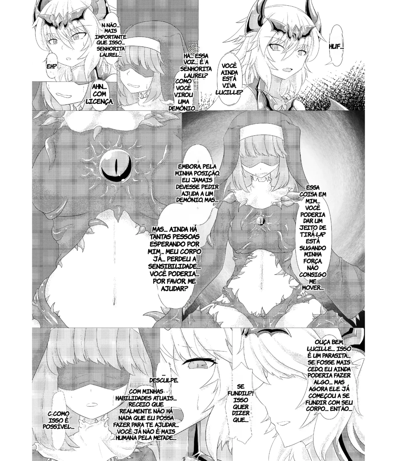 [Daraku Shoukai (Kuzuha Pote)] LAUReL 2 (TR-70) [Portuguese-BR] [Digital] image number 10