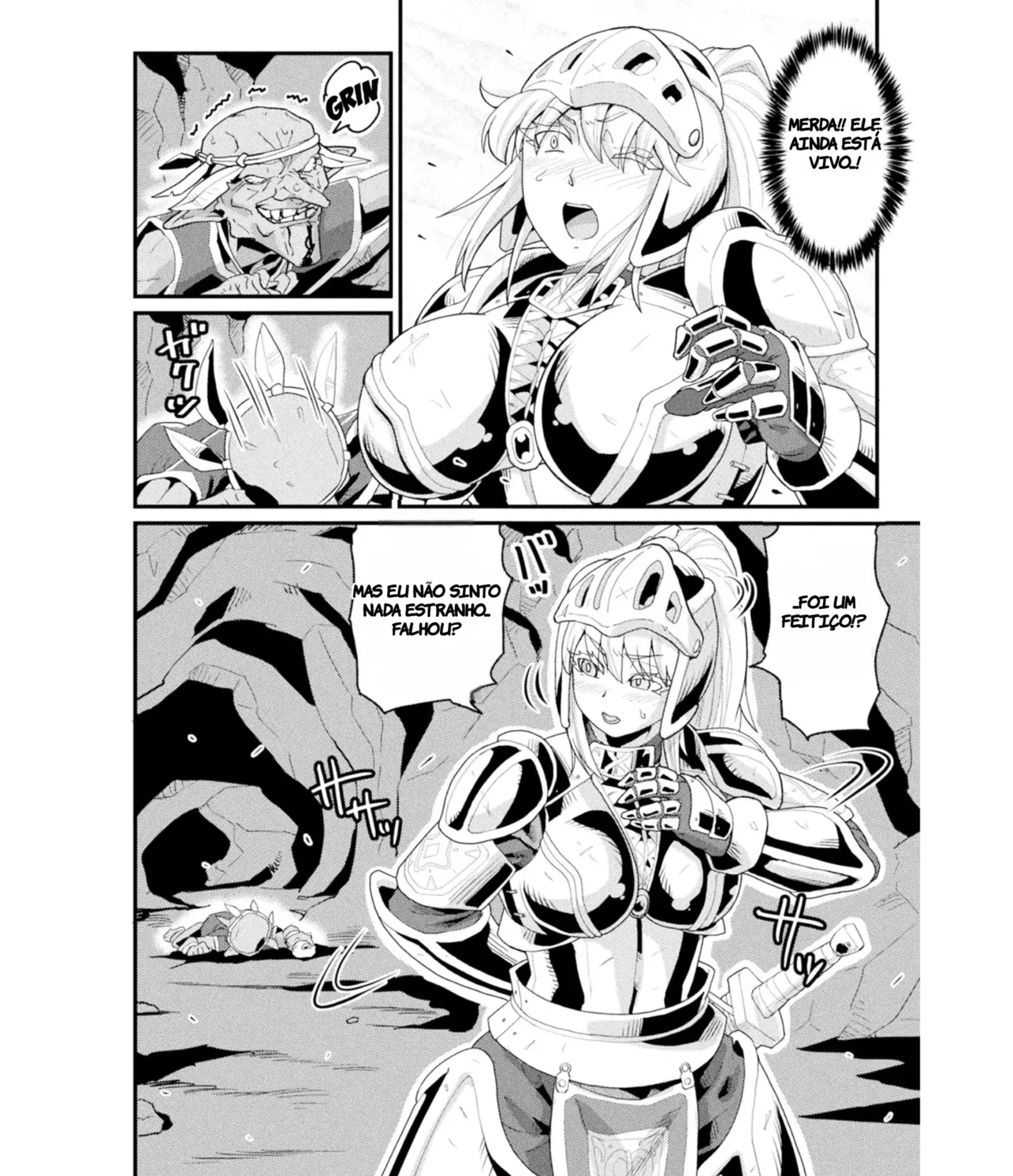 [Sorahati Midoro] Shokushu ni Ochiru Onna Kishi Kairaku no Harami | The Female Knight Who Succumbs to Tentacles the Pleasure of Impregnation (2D Comic Magazine Noroi no Soubi de Ryoujoku Zecchou! Vol. 2) (TR-74) [Portuguese-BR] [Digital] Bildnummer 4