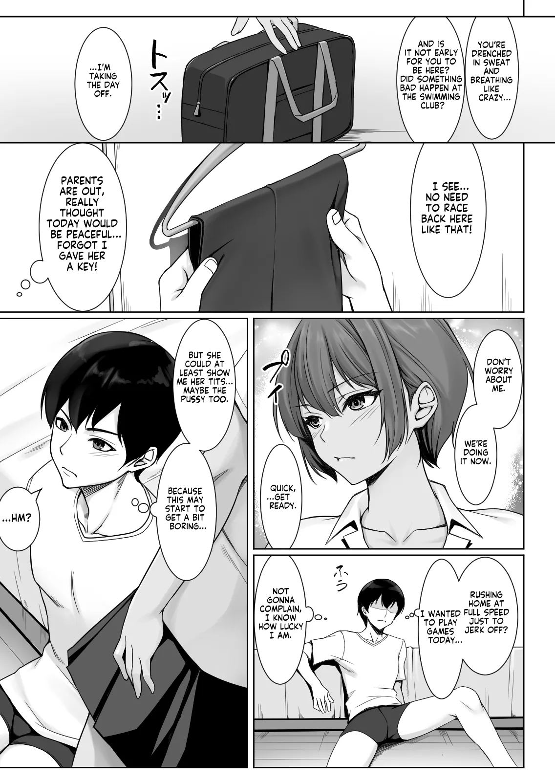 [Yuuriko] Sougo Onanii de Osananajimi wa Itsumo Iku! ~Kore Ijou Iku to Tomaranai yo?~ | My Childhood Friend Loves It When We Jerk Off Together! But What Will Happen If We Keep Going!? [English] [KM_42] Bildnummer 16