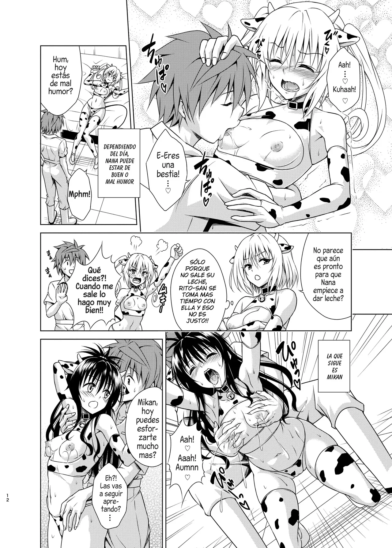 [TORA MACHINE (Kasukabe Taro)] Sakunyuu Bokujou e Youkoso! | Bienvenidos a la Granja de Ordeño! (To LOVE-Ru Darkness) [Spanish] [Harenchi no Fansub] [Decensored]  [Digital] image number 11