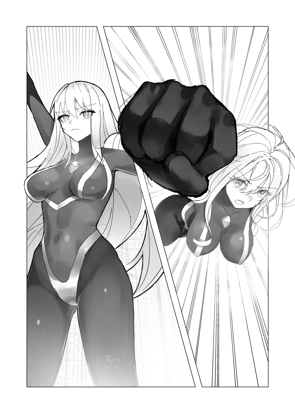 [fdssss-san] Giant Heroine Tentacles Total Defeat Bildnummer 2