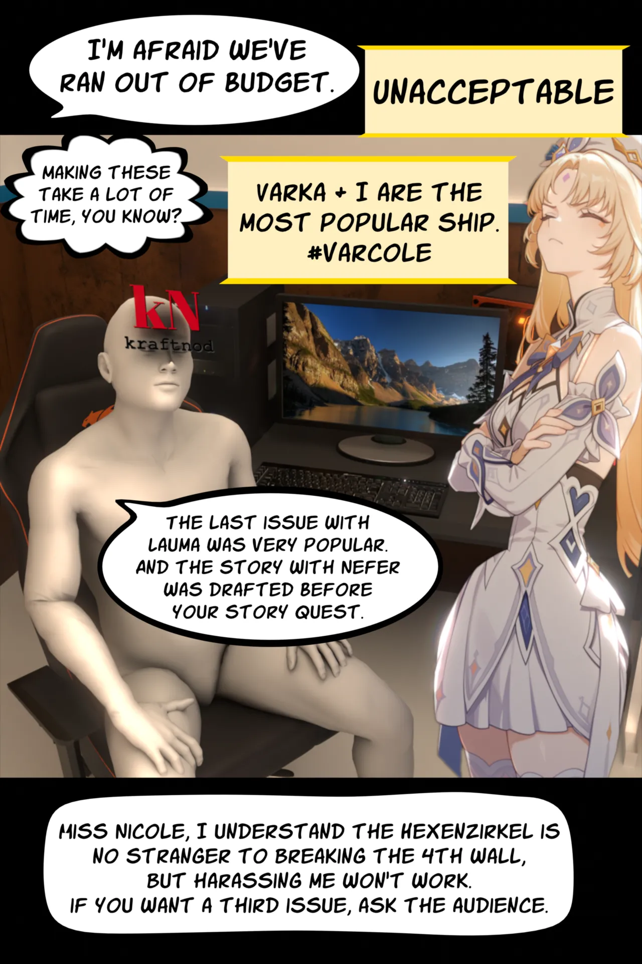 [kraftnod] Varka's Adventure: Nefer [AI Generated] [AI-Assisted] 36eme image