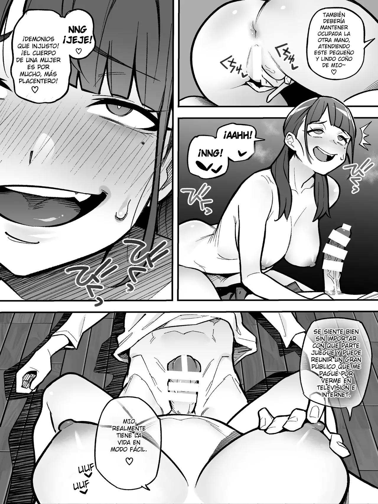 [Hyoui Lover (Ame no Machi)] Kyoku Anno no Ano Ko o Nottotta Ore ~Gamen no Mukou ni Atta Gokujou Body o Sukihoudai suru Hanashi~ [Spanish] numero di immagine  34