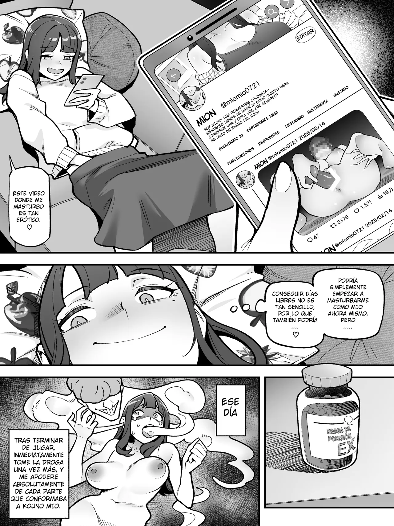 [Hyoui Lover (Ame no Machi)] Kyoku Anno no Ano Ko o Nottotta Ore ~Gamen no Mukou ni Atta Gokujou Body o Sukihoudai suru Hanashi~ [Spanish] numero di immagine  42