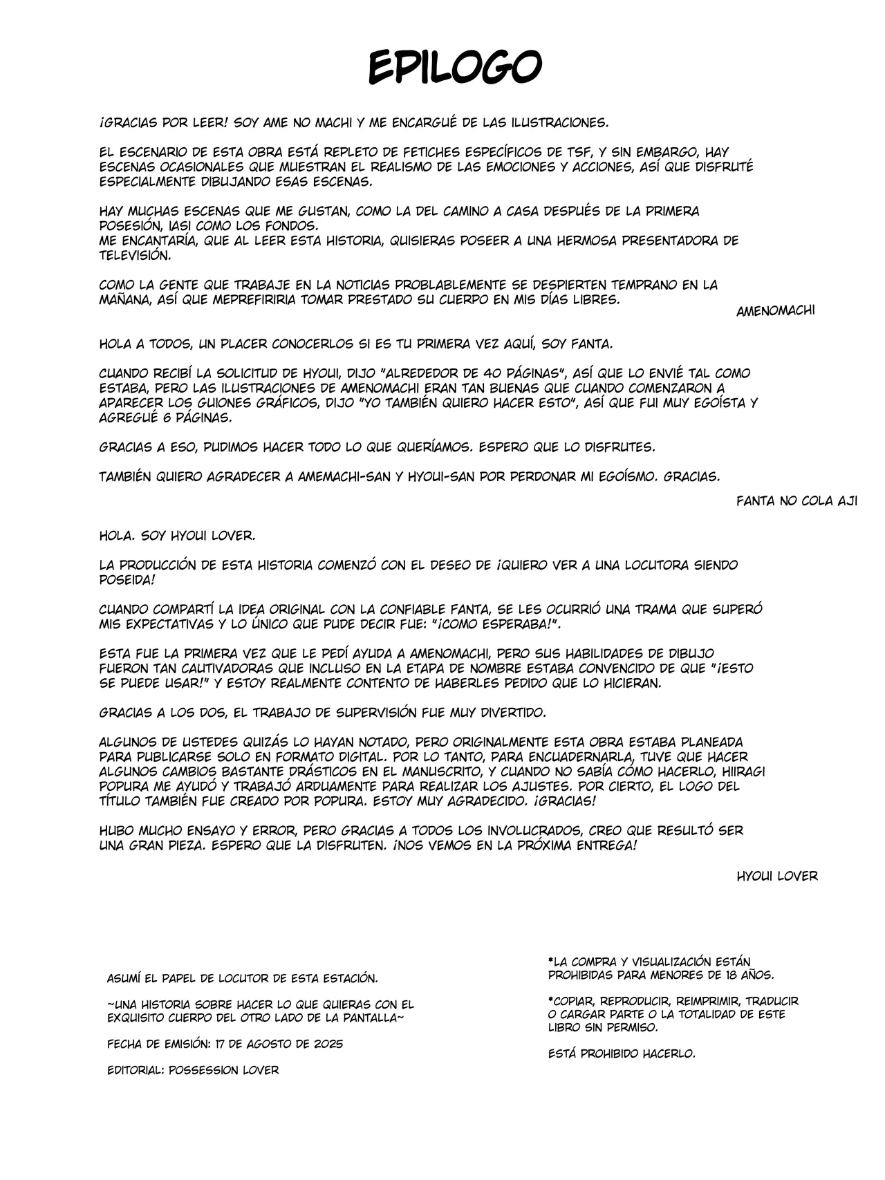 [Hyoui Lover (Ame no Machi)] Kyoku Anno no Ano Ko o Nottotta Ore ~Gamen no Mukou ni Atta Gokujou Body o Sukihoudai suru Hanashi~ [Spanish] numero di immagine  48