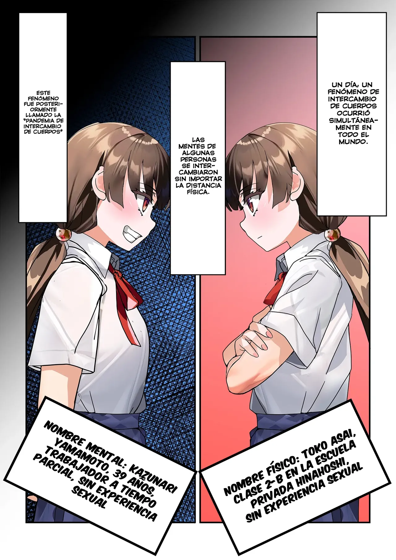 [Minamin, Denden Taiko] Life Swap ~Asai Toko no Baai~ | His life, Her swap ~The Case of Toko Asai~ [Spanish] 이미지 번호 3