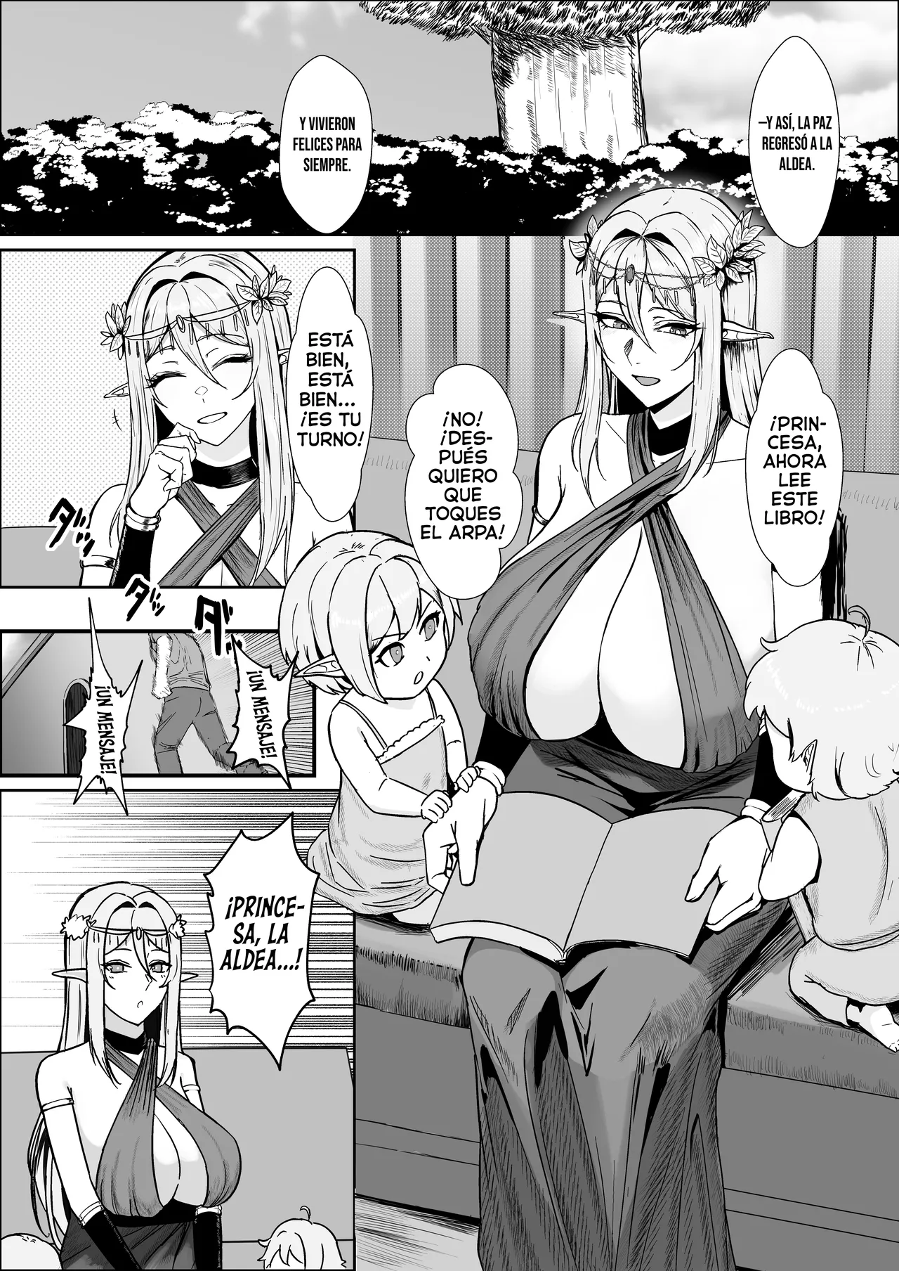 [Mainichi Angel] Torawareta Elf Touzen Seidorei no Kei | La Elfa Cautiva: Naturalmente condenada a ser una esclava sexual [Spanish] [ToniRapsody] imagen número 2