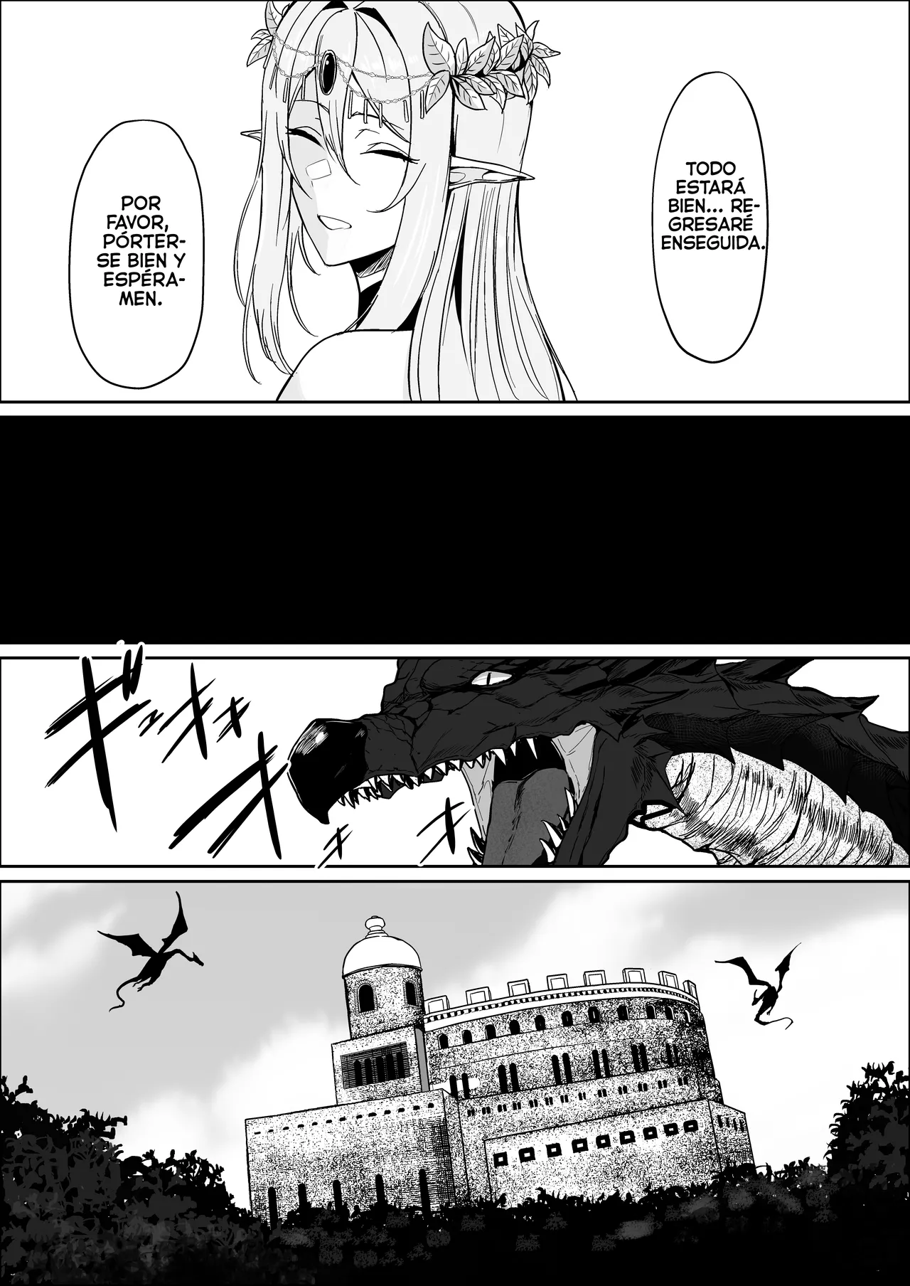 [Mainichi Angel] Torawareta Elf Touzen Seidorei no Kei | La Elfa Cautiva: Naturalmente condenada a ser una esclava sexual [Spanish] [ToniRapsody] imagen número 5