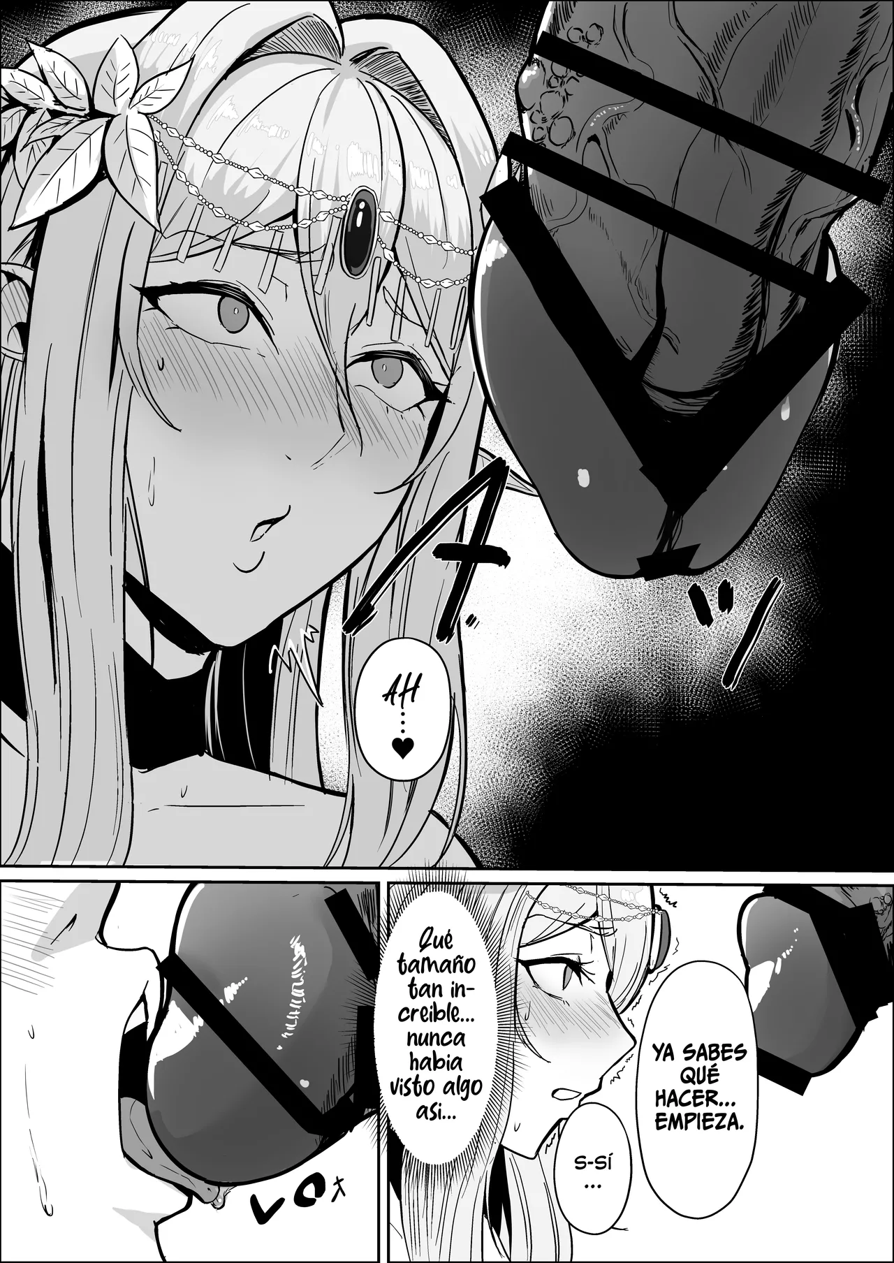 [Mainichi Angel] Torawareta Elf Touzen Seidorei no Kei | La Elfa Cautiva: Naturalmente condenada a ser una esclava sexual [Spanish] [ToniRapsody] imagen número 23