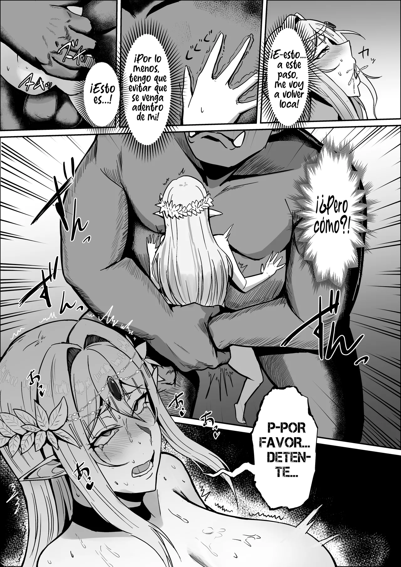 [Mainichi Angel] Torawareta Elf Touzen Seidorei no Kei | La Elfa Cautiva: Naturalmente condenada a ser una esclava sexual [Spanish] [ToniRapsody] imagen número 27