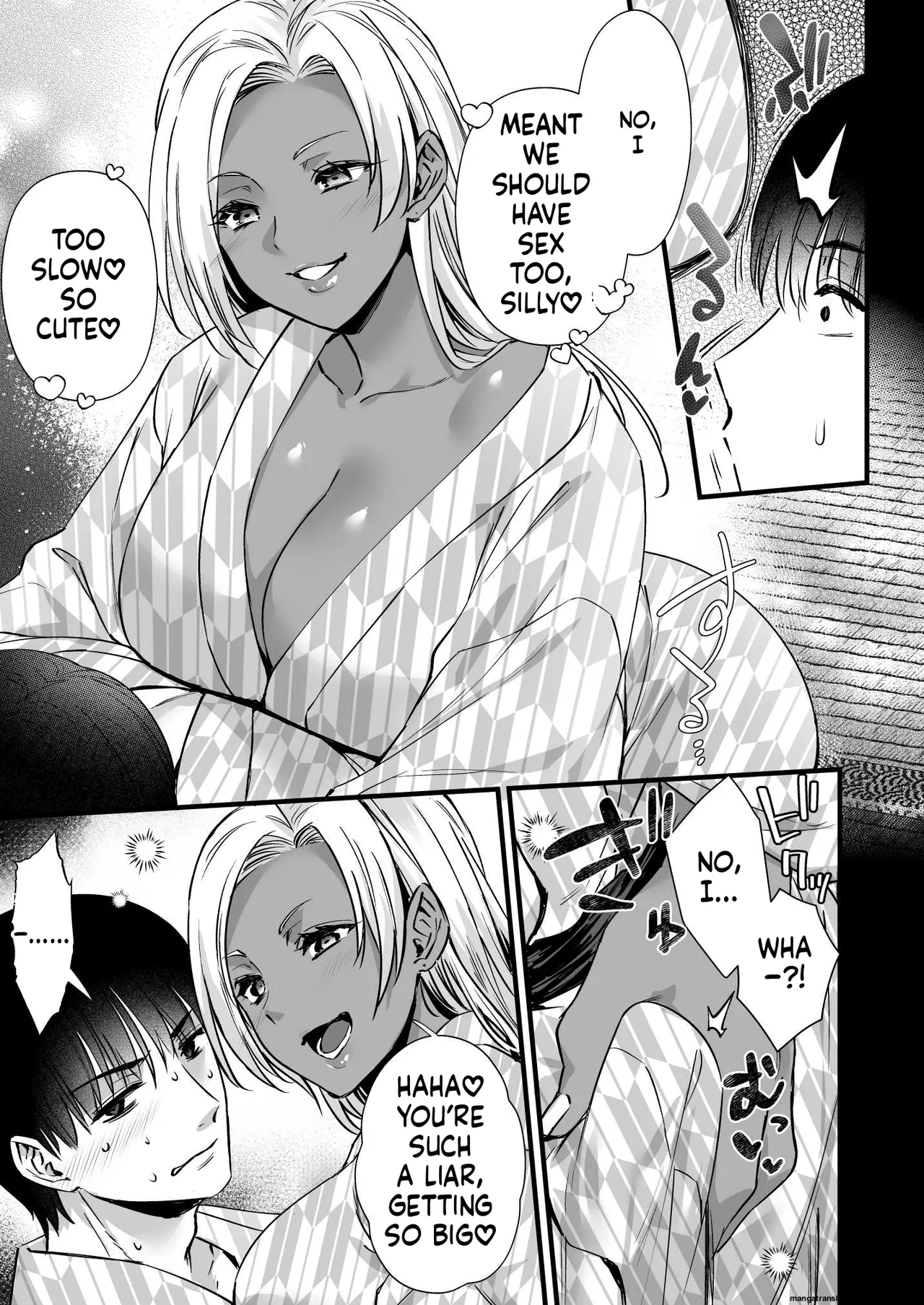 [Himeya (Abe Inori)] Dohamari Suru Hodo Kimochiii! Junpaku Fuufu to Yarichin Couple no Swapping Onsen [MTL] 43eme image