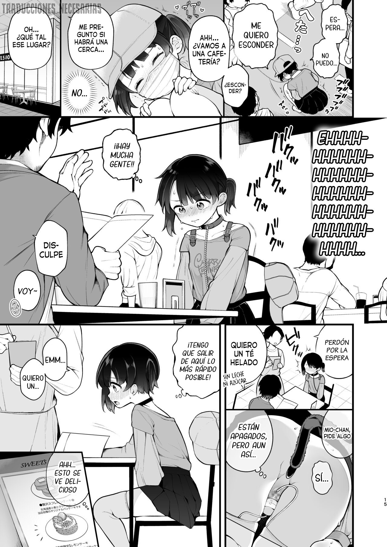 [Agenasu (Kari) (Nagase Tooru)] Oshi no Idol ga Roshutsukyou datta Ken. Akihabara Date Hen | Mi idol favorita terminó siendo una exhibicionista. Cita en Akihabara [Spanish] [Traducciones Necesarias] 이미지 번호 17