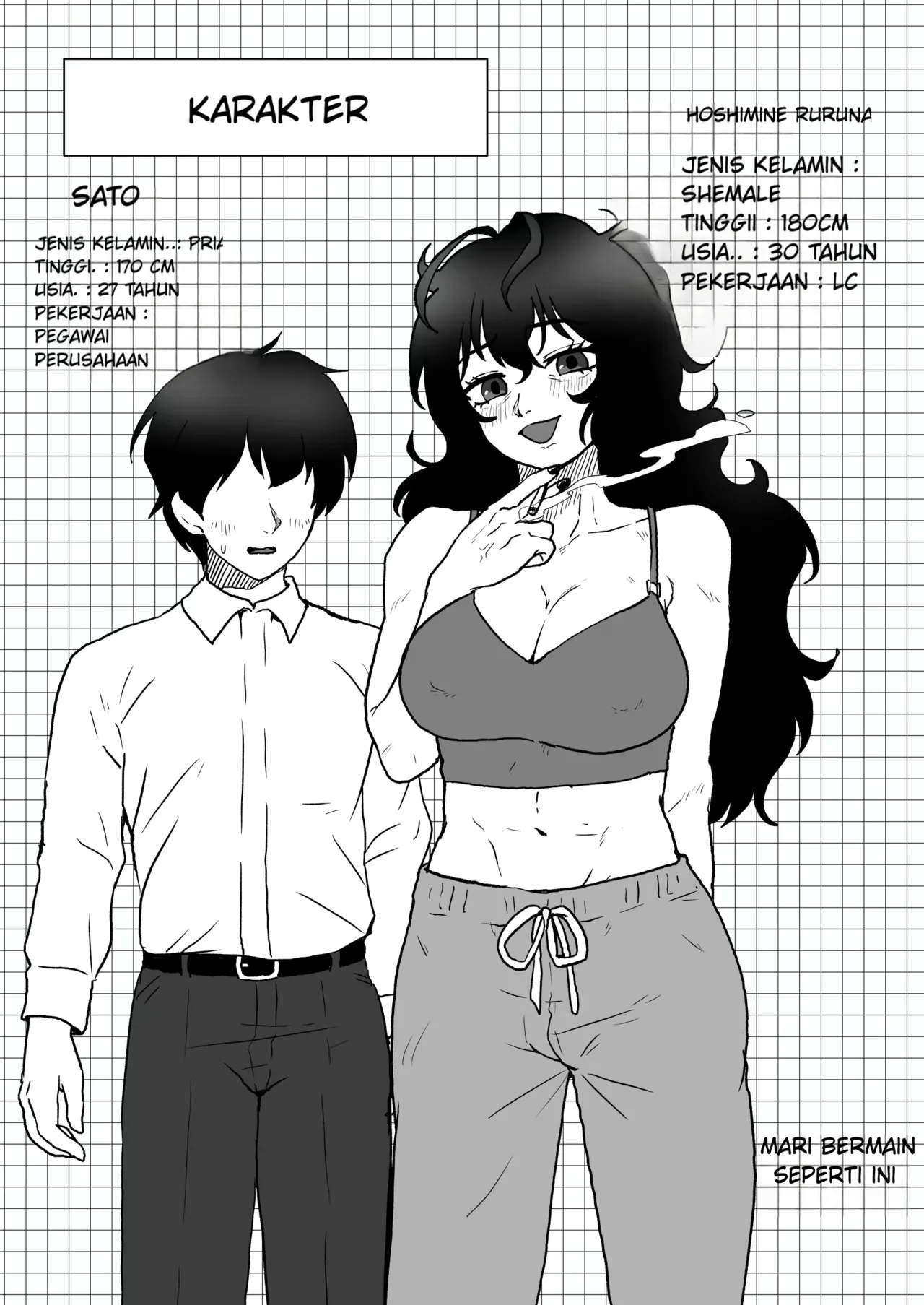 Bermain Malam Pertama Suami Istri Bersama Waria Paruh Baya numero di immagine  2