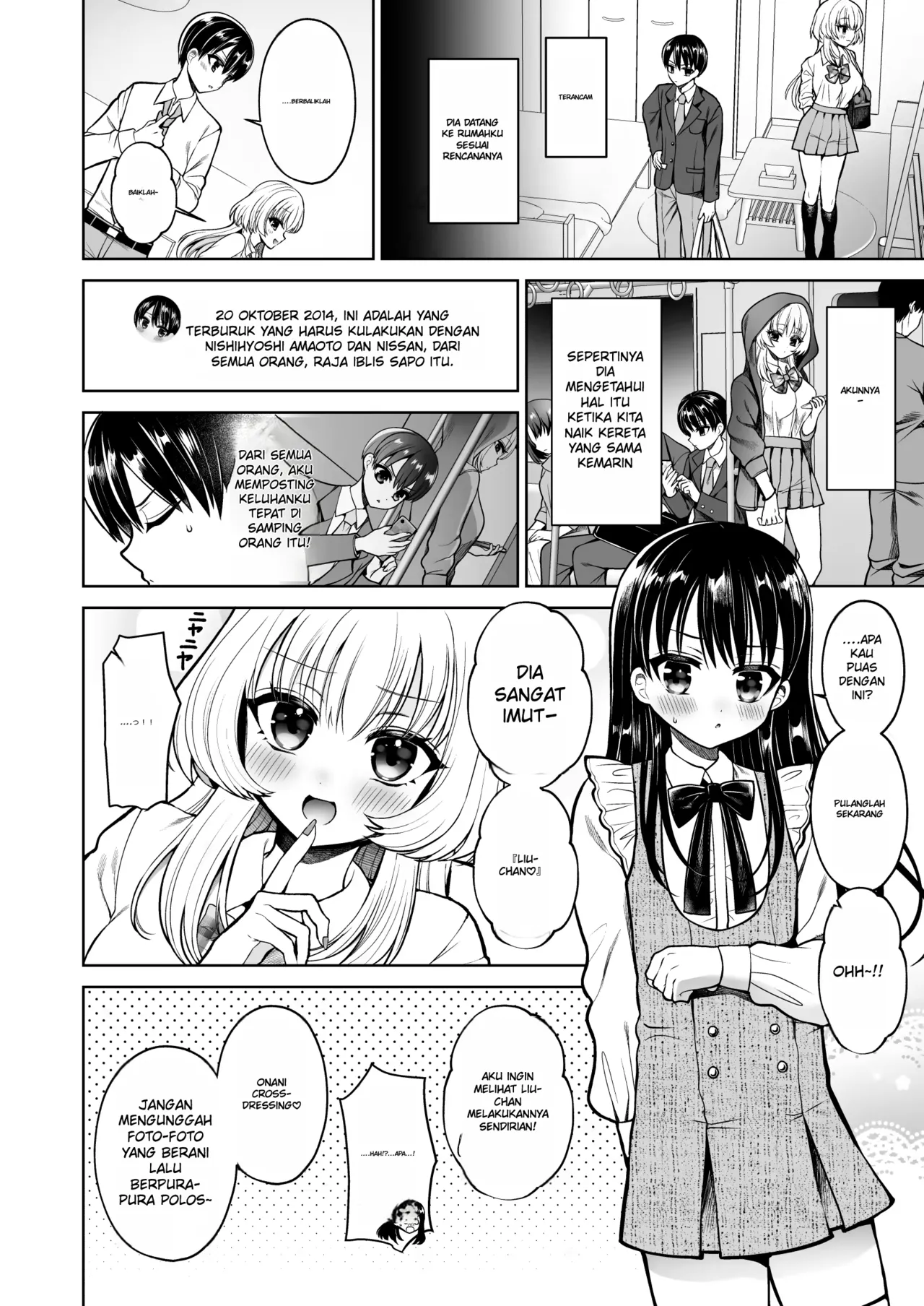 Teman Sekelasku Ternyata Seorang Futanari! Dan Dia Tau Aku Femboy! изображение № 5