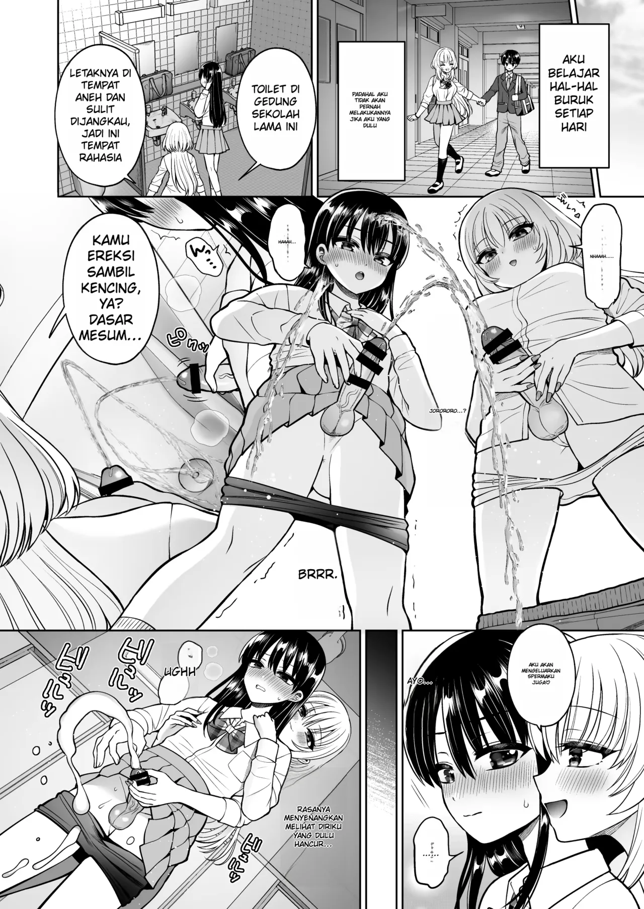 Teman Sekelasku Ternyata Seorang Futanari! Dan Dia Tau Aku Femboy! изображение № 13