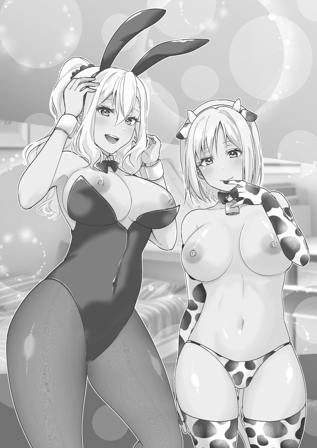 [梟の郵便屋さん (上戸ルリ)] MistakeR 〜地味で巨乳な幼馴染をエロギャルな彼女にしてついでにクラスの美人ギャルまでゲットしたので 始まる夢のハーレム性活！？〜 numero di immagine  30