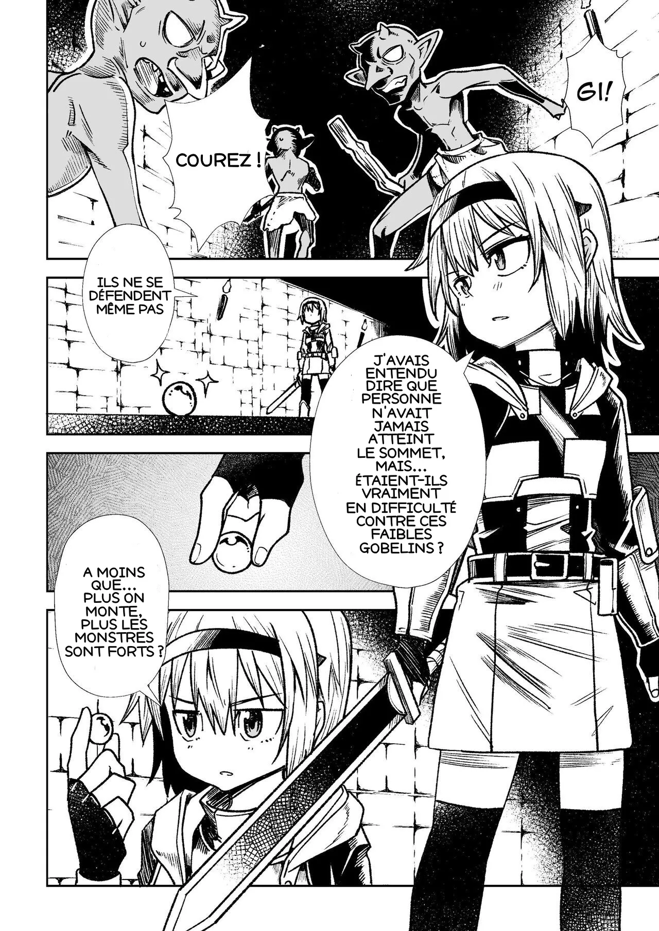 [Tomuraya (Tomura Suisen)] Jaintou no Boukensha ~Goblin ni Haiboku Shita Shoujo Kenshi Hen~ [French] 5eme image