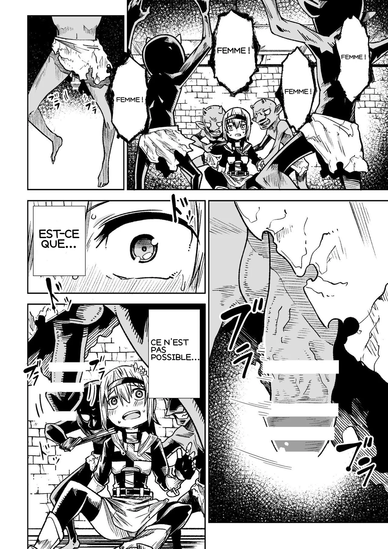 [Tomuraya (Tomura Suisen)] Jaintou no Boukensha ~Goblin ni Haiboku Shita Shoujo Kenshi Hen~ [French] 9eme image