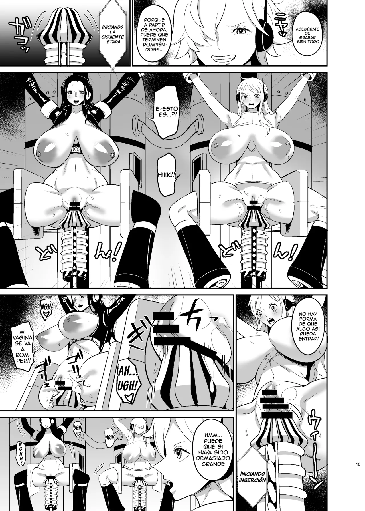 [REM9 (Hamiltan)] Violación con Máquina de Orgasmos Forzados para Piratas Femeninas (NamiRobi) [Spanish] image number 10