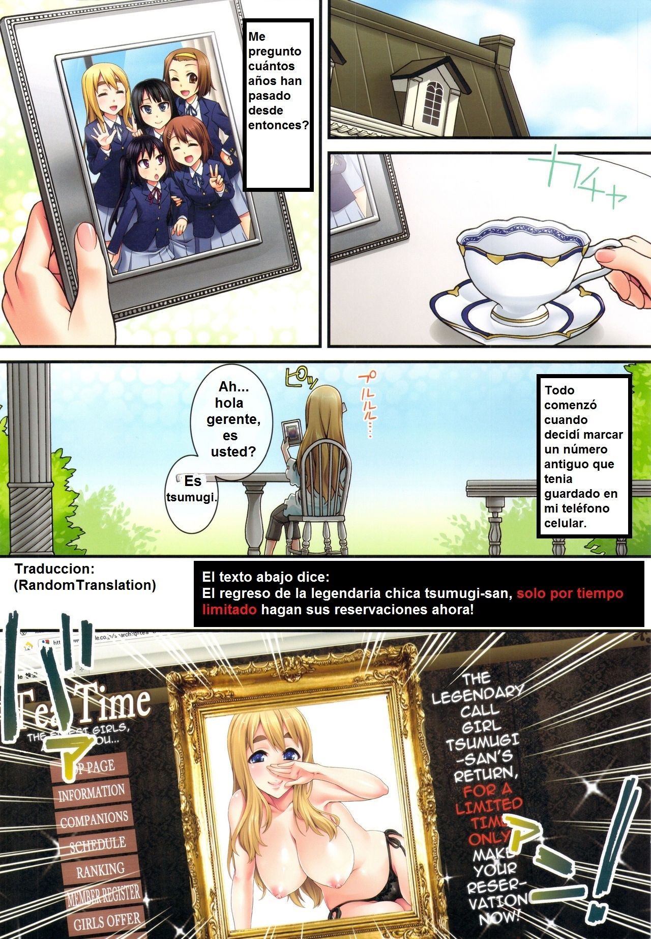 (C81) [Kabayakiya (Unagimaru)] Mugi-chan no Himitsu no Arbeit 5 (K-ON!)  [Spanish] [(Randomtranslation)] 画像番号 2