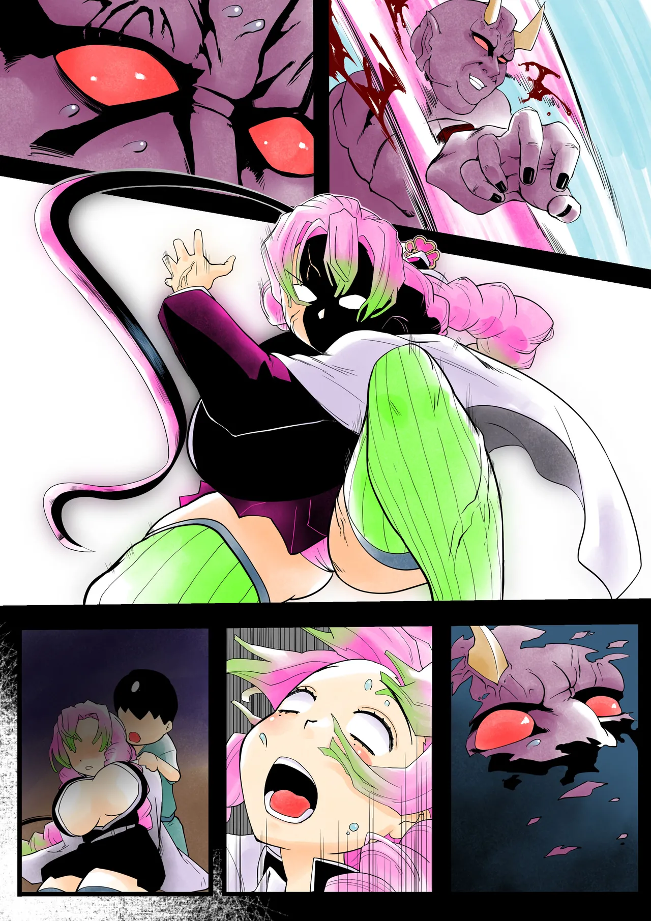 [Shitatattel (Sakata no Lefty)] Insect-born first love, chaotic honey ~Kanroji ●ri nipple fuck insect ○ egg-laying~ изображение № 50