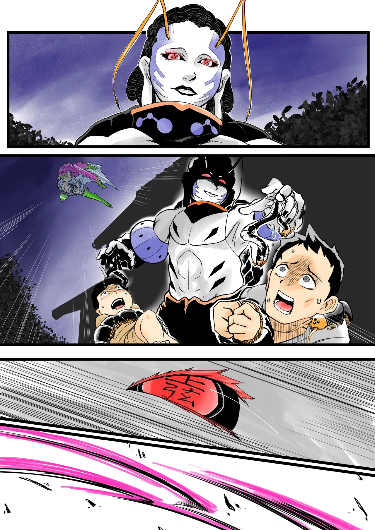 [Shitatattel (Sakata no Lefty)] Insect-born first love, chaotic honey ~Kanroji ●ri nipple fuck insect ○ egg-laying~ изображение № 57