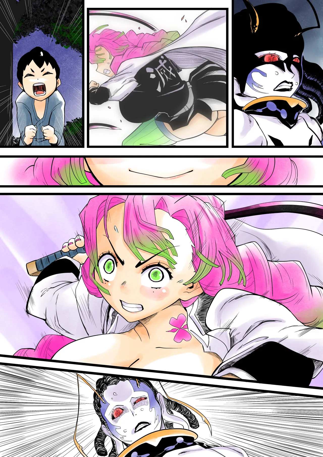 [Shitatattel (Sakata no Lefty)] Insect-born first love, chaotic honey ~Kanroji ●ri nipple fuck insect ○ egg-laying~ изображение № 60