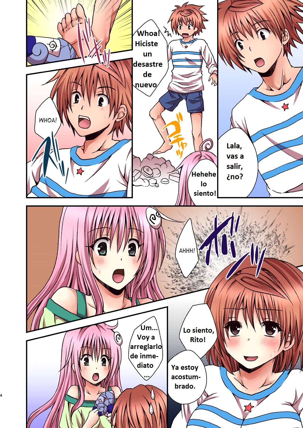 (C87) [Hyogetsu (Momonoki Fum)] Riko Rhythm (To LOVE-Ru) [Spanish] [(Randomtranslation)] image number 3