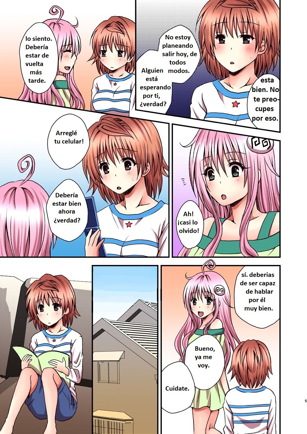 (C87) [Hyogetsu (Momonoki Fum)] Riko Rhythm (To LOVE-Ru) [Spanish] [(Randomtranslation)] image number 4