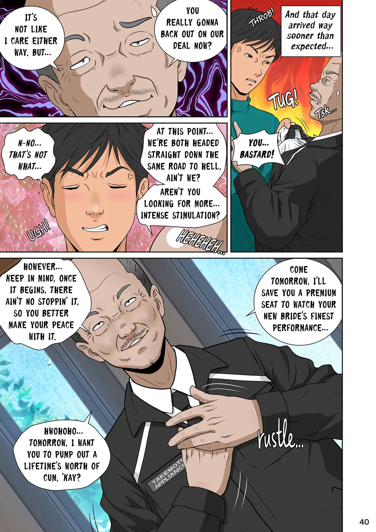 [NTR System (Nettori P-Tarou)] Niizuma Kanranseki Daisan Seki Hakudaku Kanranseki Hen | Seats To The Bride's Play - Back Row [English] image number 43