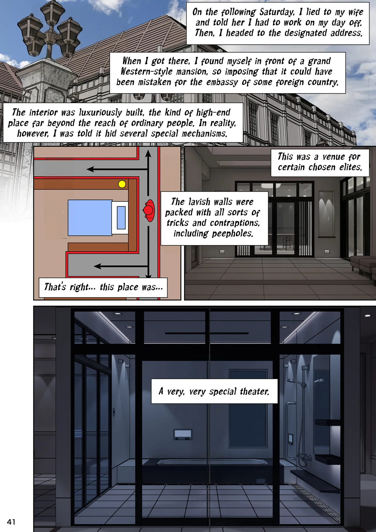 [NTR System (Nettori P-Tarou)] Niizuma Kanranseki Daisan Seki Hakudaku Kanranseki Hen | Seats To The Bride's Play - Back Row [English] image number 44