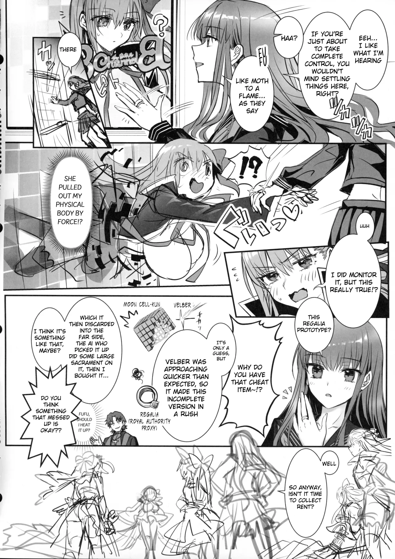 (C107) [3V2Umezakoori70 (Midou Pengin)] Hakuno wa Mujihi na Tsuki no Joou Kanketsu Hen (Fate/Extra) [English] imagen número 17