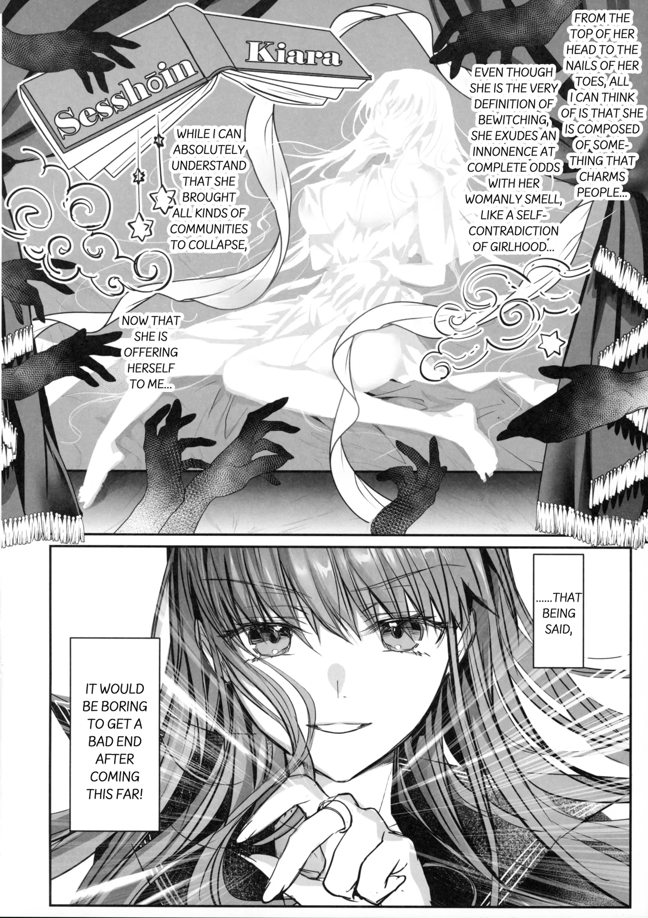 (C107) [3V2Umezakoori70 (Midou Pengin)] Hakuno wa Mujihi na Tsuki no Joou Kanketsu Hen (Fate/Extra) [English] imagen número 37