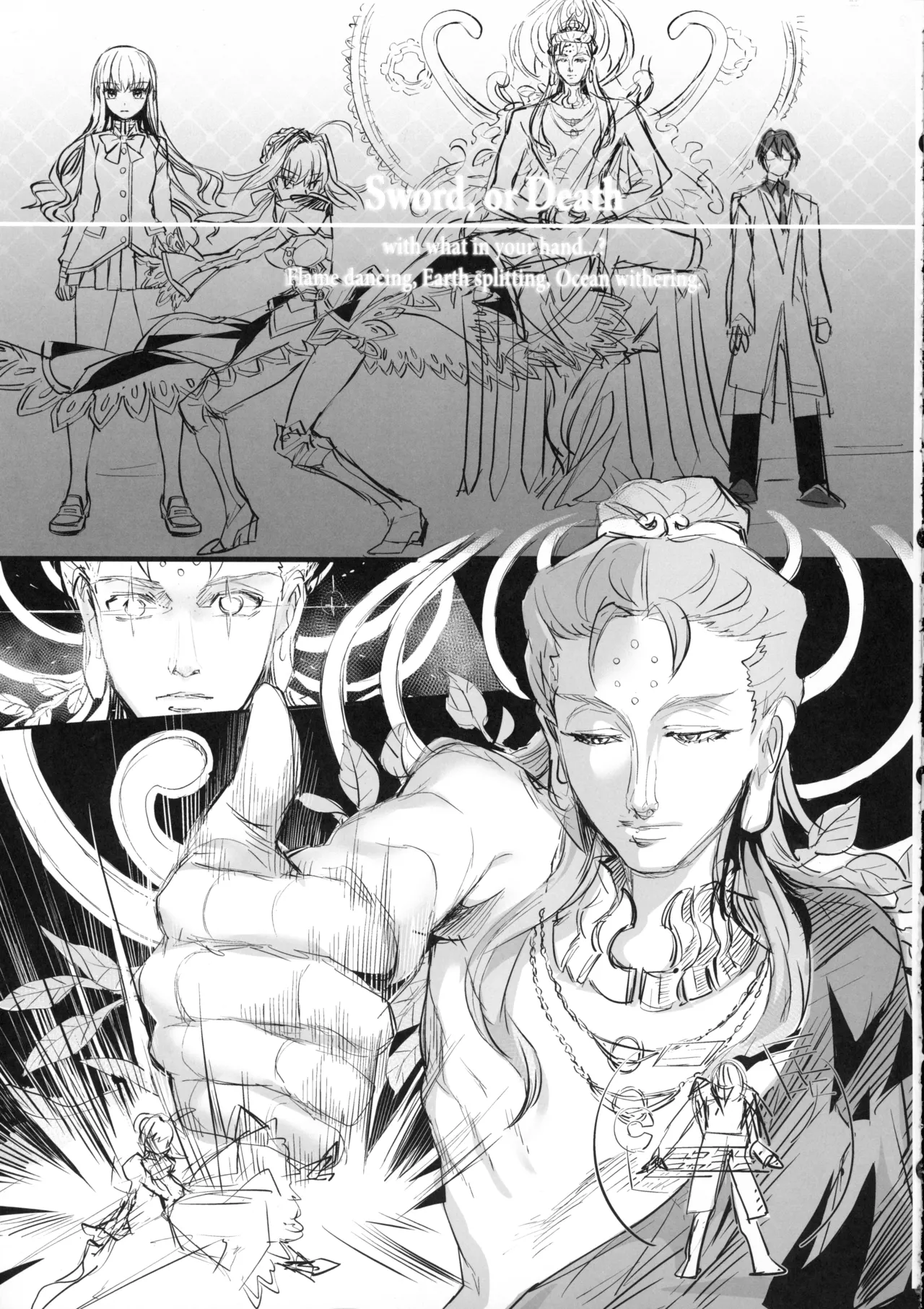 (C107) [3V2Umezakoori70 (Midou Pengin)] Hakuno wa Mujihi na Tsuki no Joou Kanketsu Hen (Fate/Extra) [English] imagen número 42