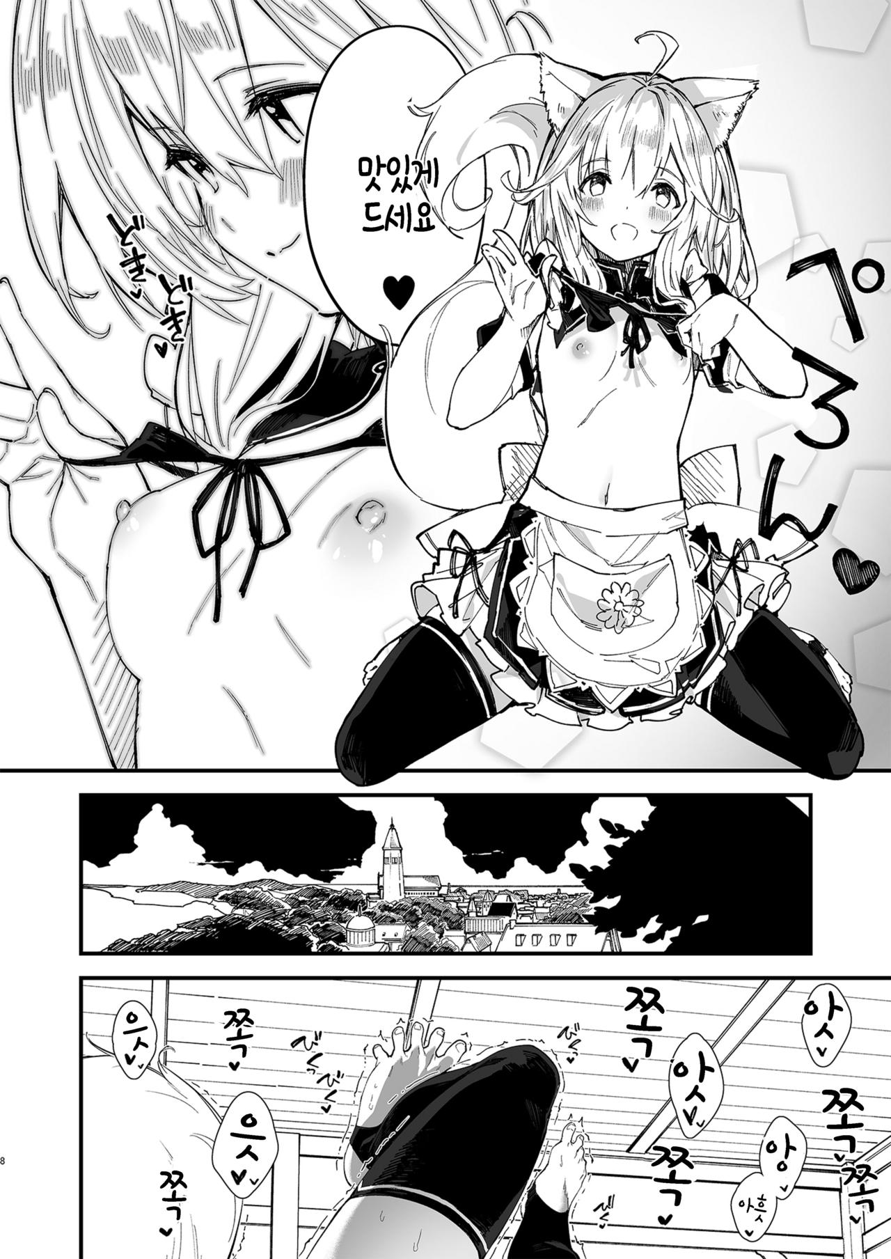 [Dot Eito (Sawayaka Samehada)] Kemomimi Maid to Ichaicha Suru Hon 2 Satsume | 동물귀 메이드하고 꽁냥꽁냥하는 책 2번째 [Korean] [팀 털난보리] [Digital] 画像番号 6