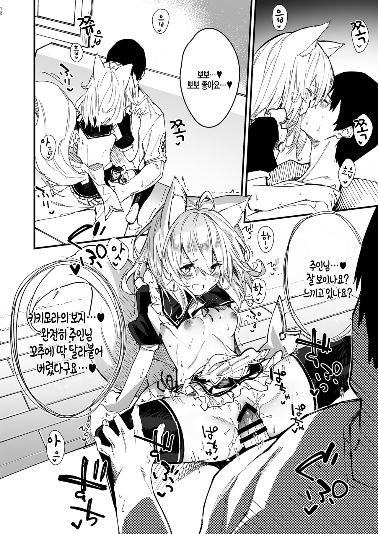 [Dot Eito (Sawayaka Samehada)] Kemomimi Maid to Ichaicha Suru Hon 2 Satsume | 동물귀 메이드하고 꽁냥꽁냥하는 책 2번째 [Korean] [팀 털난보리] [Digital] 画像番号 10