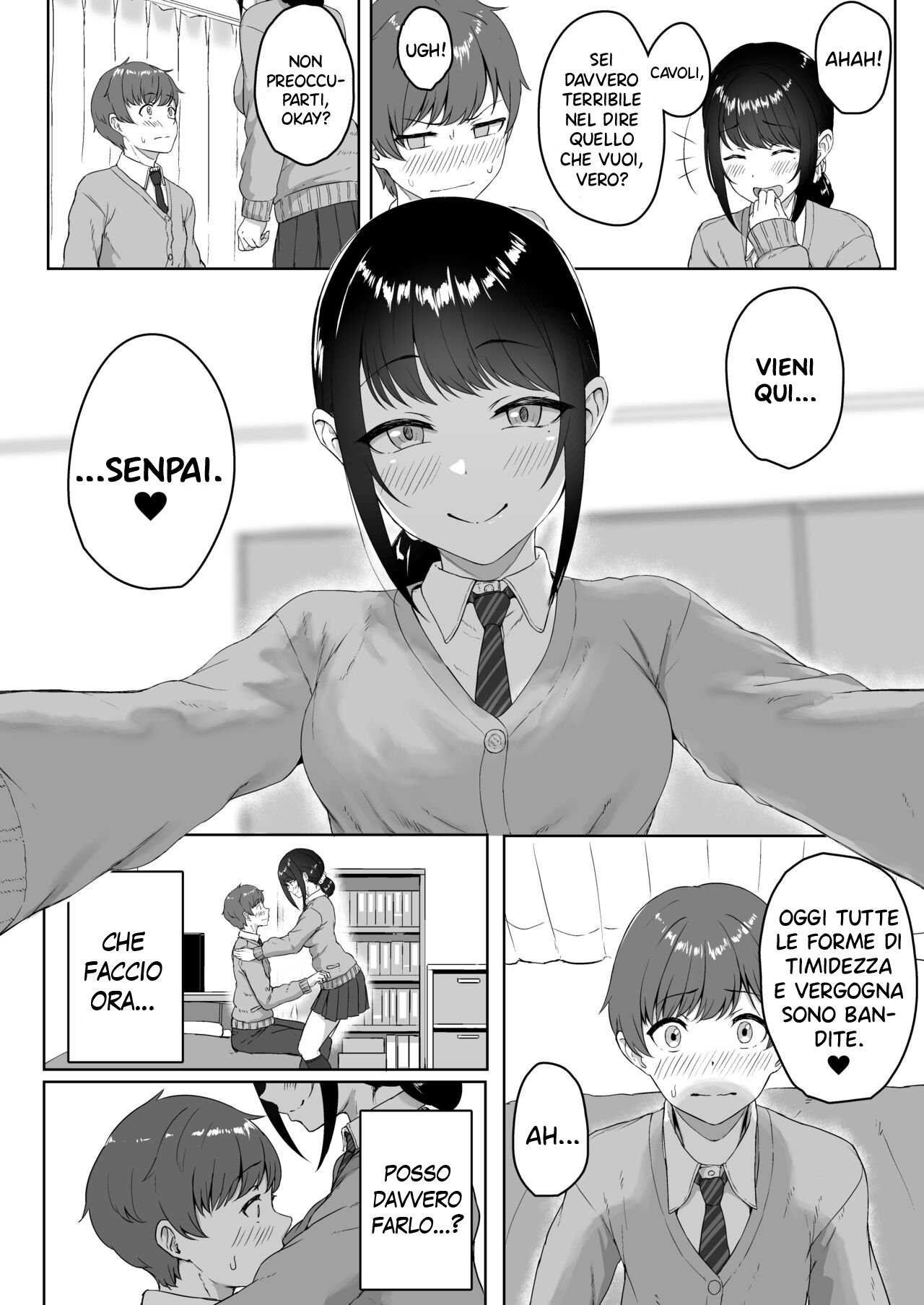 [Aoi Dennou (Aoi Tiduru)] Kouhai Kanojo ni ASMR Kiiteru no ga Baremashita | La mia giovane ragazza mi becca ad ascoltare video ASMR [Italian] [Hentai Fantasy] изображение № 9