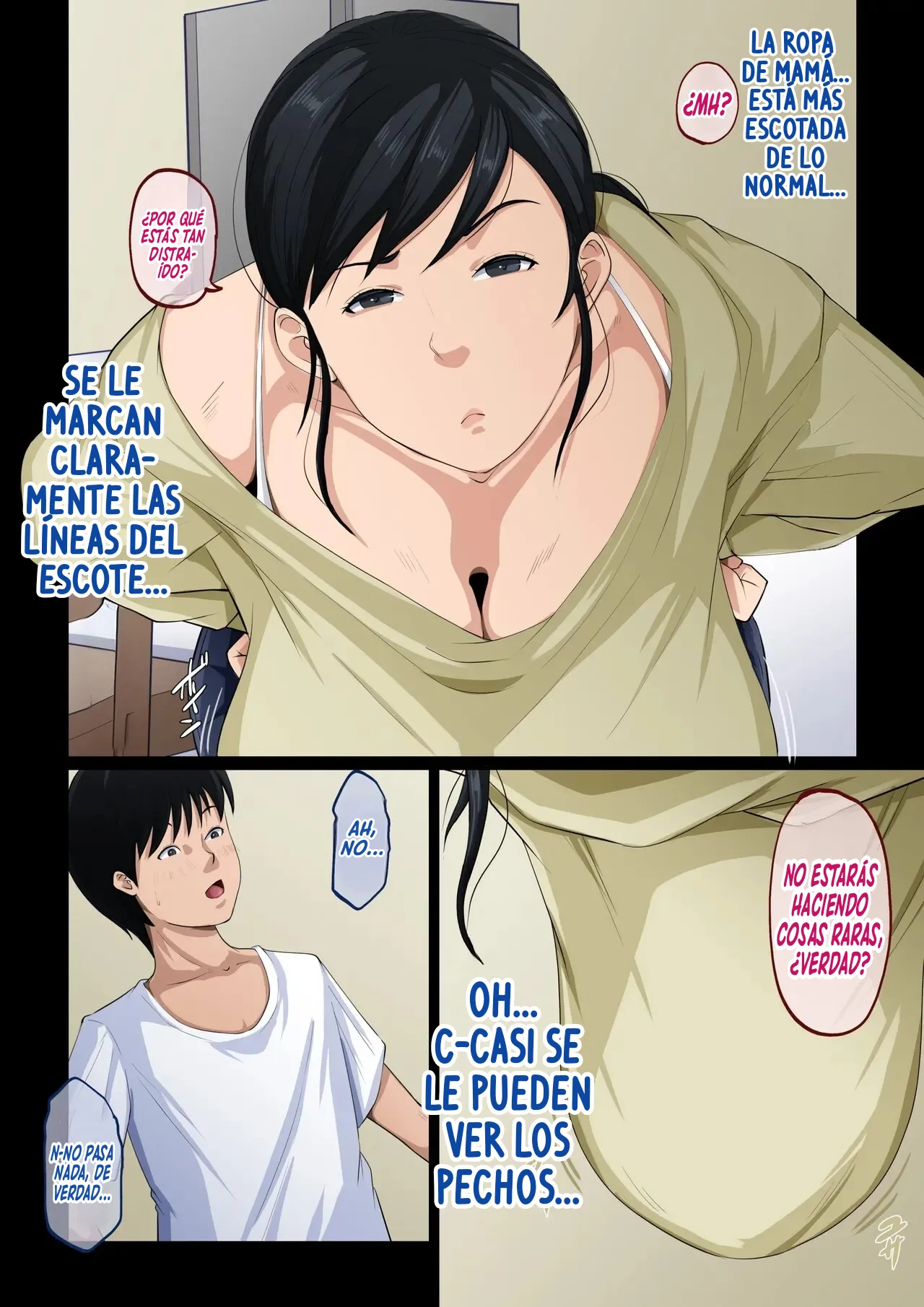 [Daidai Shikibu] Mama Kan｜La Violación De Mamá [Spanish] [Mr.Naranjas] изображение № 4