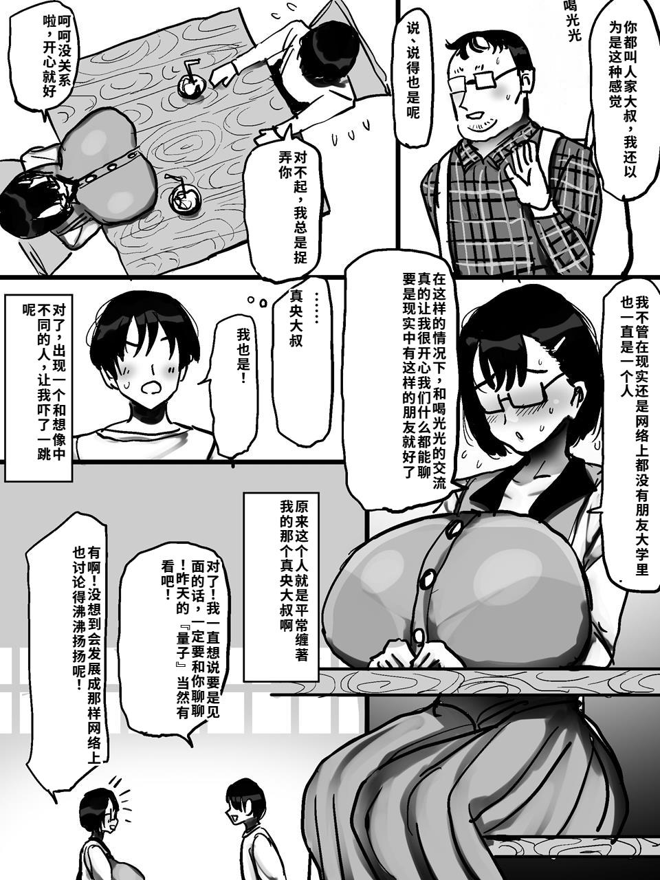 [Marimo Extension (Marimofu)] Net de Shiriatta Jimi Megane Bakunyuu to Otomodachi Koubi Shichau Hanashi [Chinese] [40P個人漢化] 5eme image