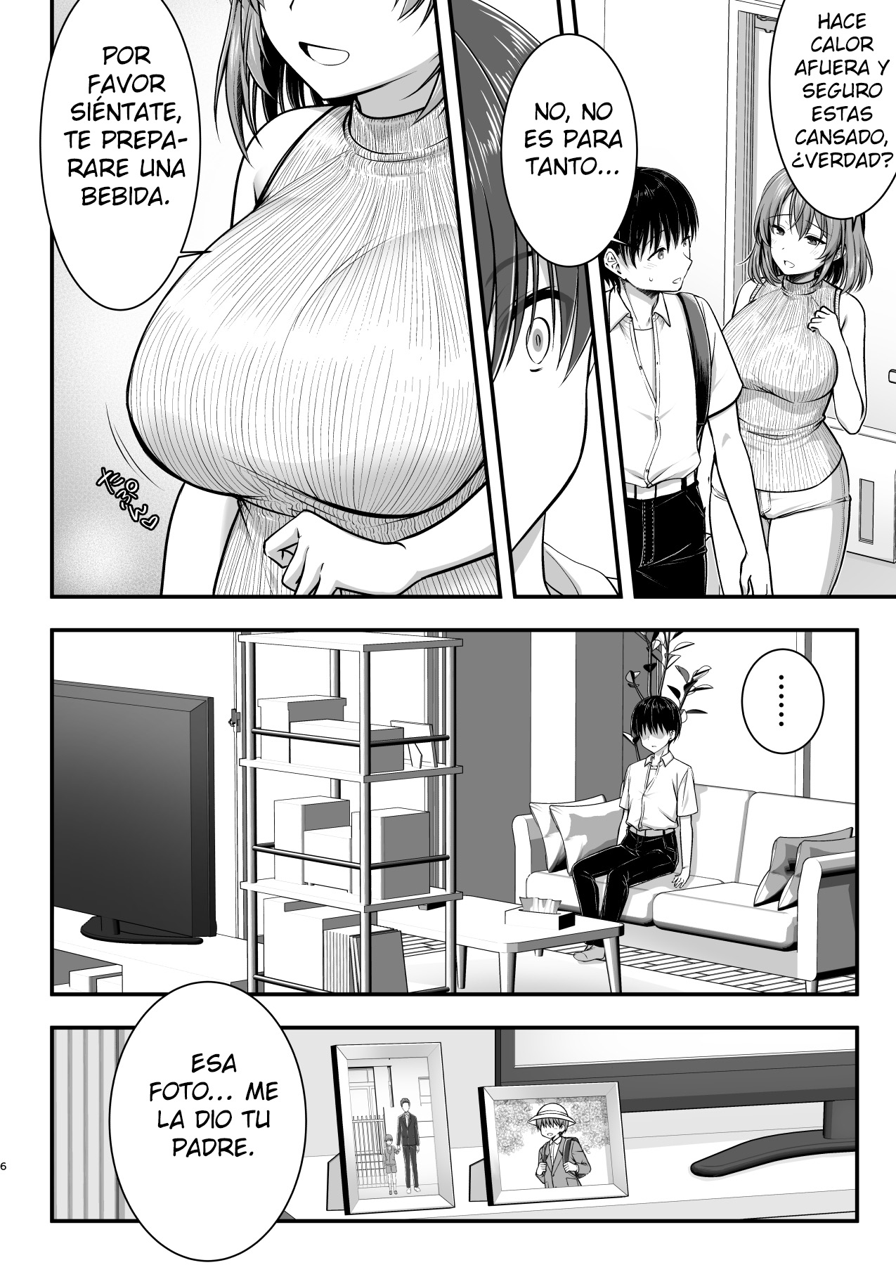 Kon'na Sukebena Karada de Hahaoya wa Muridaro! Muboubi sugiru Haha de Nuki makuru Hibi Remake  [Spanish] [Hellsing Scans] изображение № 6