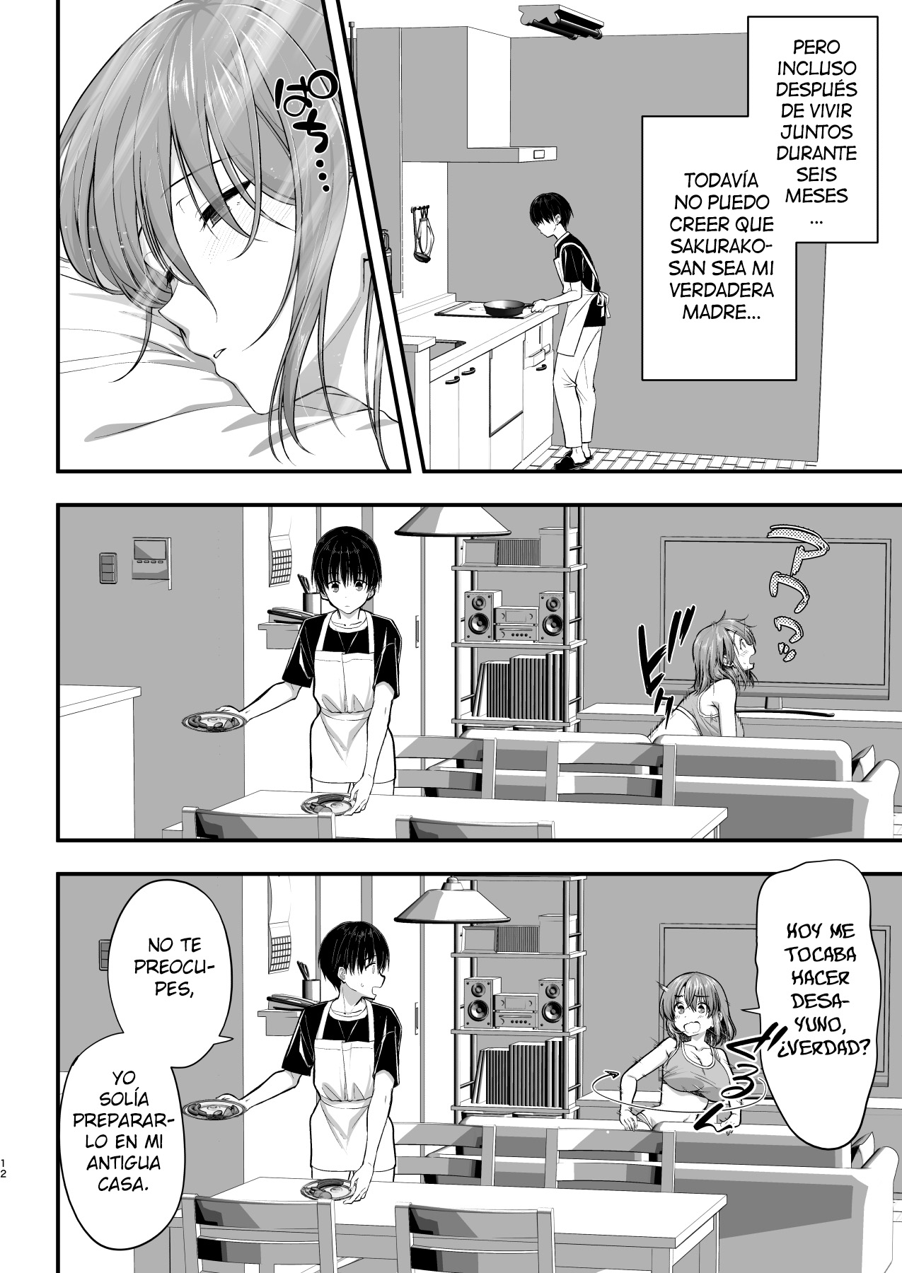 Kon'na Sukebena Karada de Hahaoya wa Muridaro! Muboubi sugiru Haha de Nuki makuru Hibi Remake  [Spanish] [Hellsing Scans] изображение № 12