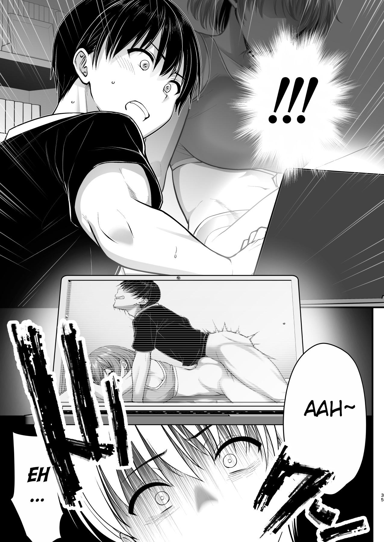 Kon'na Sukebena Karada de Hahaoya wa Muridaro! Muboubi sugiru Haha de Nuki makuru Hibi Remake  [Spanish] [Hellsing Scans] изображение № 35