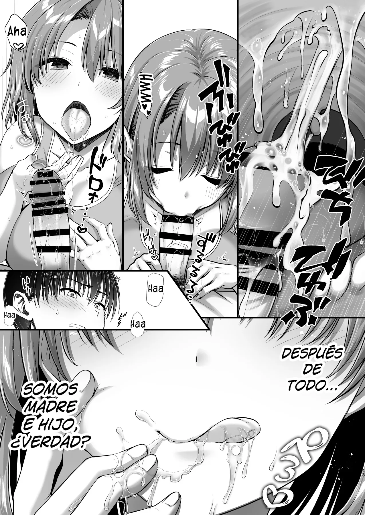 Kon'na Sukebena Karada de Hahaoya wa Muridaro! Muboubi sugiru Haha de Nuki makuru Hibi Remake  [Spanish] [Hellsing Scans] изображение № 43